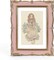 Vintage Picture Frame 5x7 Pink Gold, 5 by 7 Ornate Decorative Antique Frame(Pink Gold)6.9"L x 8.8"W